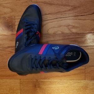 Men's Casual Lacoste, Size 9, Navy/Red /Blue